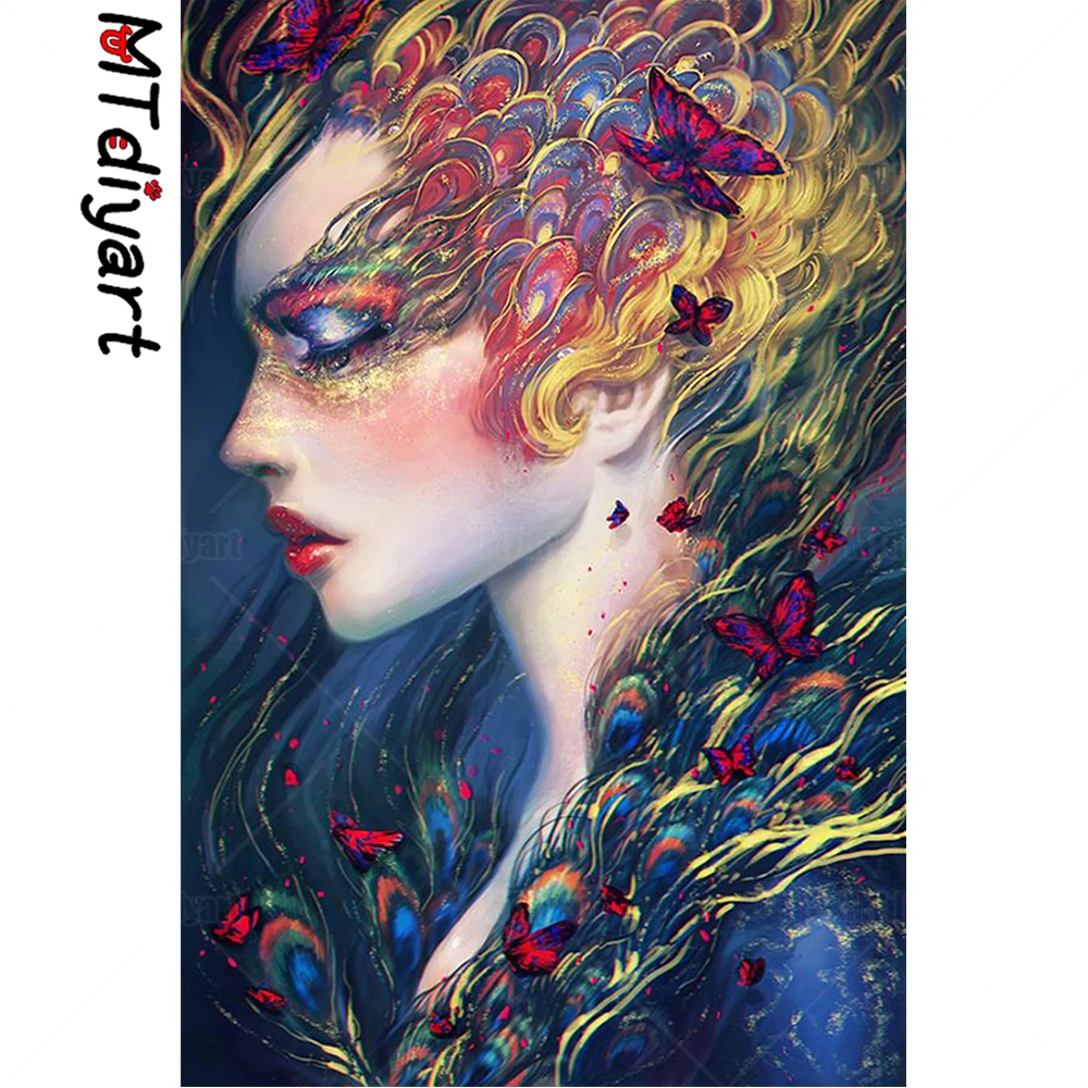 Peahen Makeup Woman Diamond Painting 5D Kit Set Wall Stickers Full Drill Art Cross Stitch Embroidery Mosaic Home Decor Gift
Peahen Makeup Woman Diamond Painting 5D Kit Set Wall Stickers Full Drill Art Cross Stitch Embroidery Mosaic Home Decor Gift