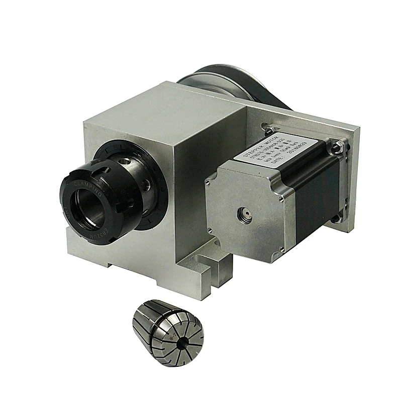 4th Rotary Axis Dividing Head Reducer with ER32 Collet Chuck for CNC Router Engraving Milling Machine
4th Rotary Axis Dividing Head Reducer with ER32 Collet Chuck for CNC Router Engraving Milling Machine