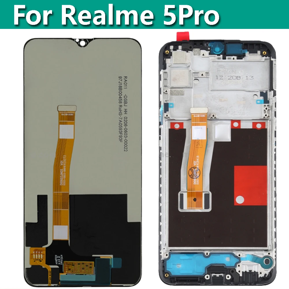 ORIGINAL Replace 6.3" For Realme 5 Pro 5Pro RMX1971 LCD Display Touch Screen Digitizer Assembly
ORIGINAL Replace 6.3" For Realme 5 Pro 5Pro RMX1971 LCD Display Touch Screen Digitizer Assembly