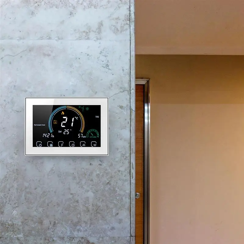 1 Set Smart Thermostat Home Wireless Intelligent Temperature Controller (Without WiFi)
1 Set Smart Thermostat Home Wireless Intelligent Temperature Controller (Without WiFi)