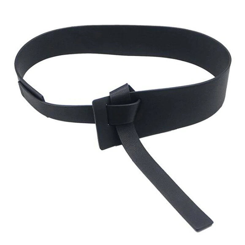 Female Decor Accessories Belts Hot Black Knotted Belt Simple New Long Wide Belt Women Fashion Pu Leather Waist Belt 2021
Female Decor Accessories Belts Hot Black Knotted Belt Simple New Long Wide Belt Women Fashion Pu Leather Waist Belt 2021