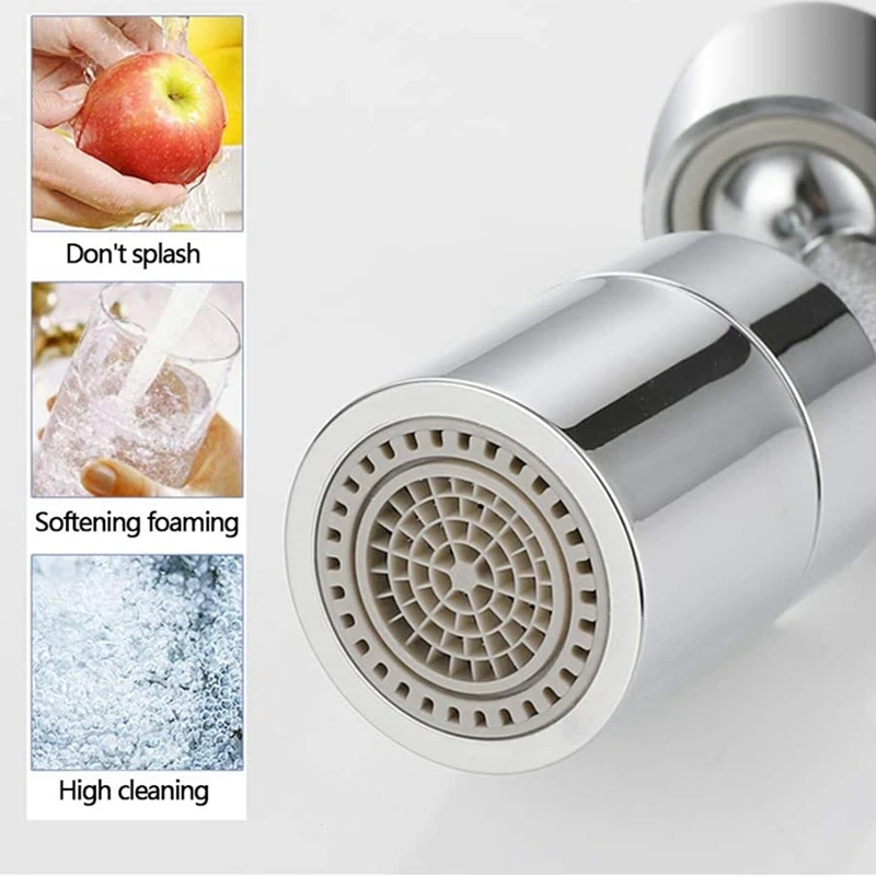 4Pcs Universal Splash Filter Faucet, 720 Rotatable Faucet Sprayer Head Anti-Splash, 4-Layer Net Filter
4Pcs Universal Splash Filter Faucet, 720 Rotatable Faucet Sprayer Head Anti-Splash, 4-Layer Net Filter
