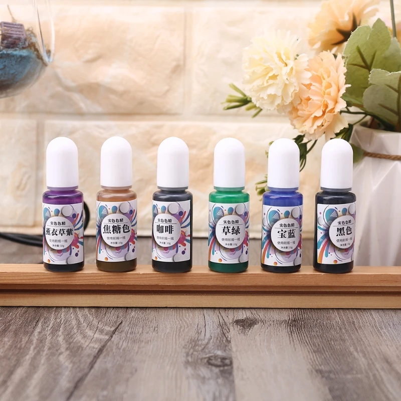 12/24 Colors 10g Epoxy Resin Diffusion Pigments Liquid Colorants DIY Handmade Scented Candle Coloring Dye Ink
12/24 Colors 10g Epoxy Resin Diffusion Pigments Liquid Colorants DIY Handmade Scented Candle Coloring Dye Ink