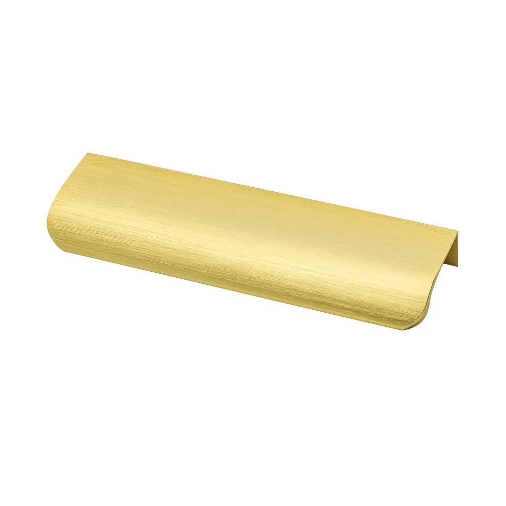 Edge Drawer Pulls Gold Cabinet Door Hardware Long Finger Pull Hidden Drawer Handles Brushed Brass Concealed Handle for Dresser
Edge Drawer Pulls Gold Cabinet Door Hardware Long Finger Pull Hidden Drawer Handles Brushed Brass Concealed Handle for Dresser