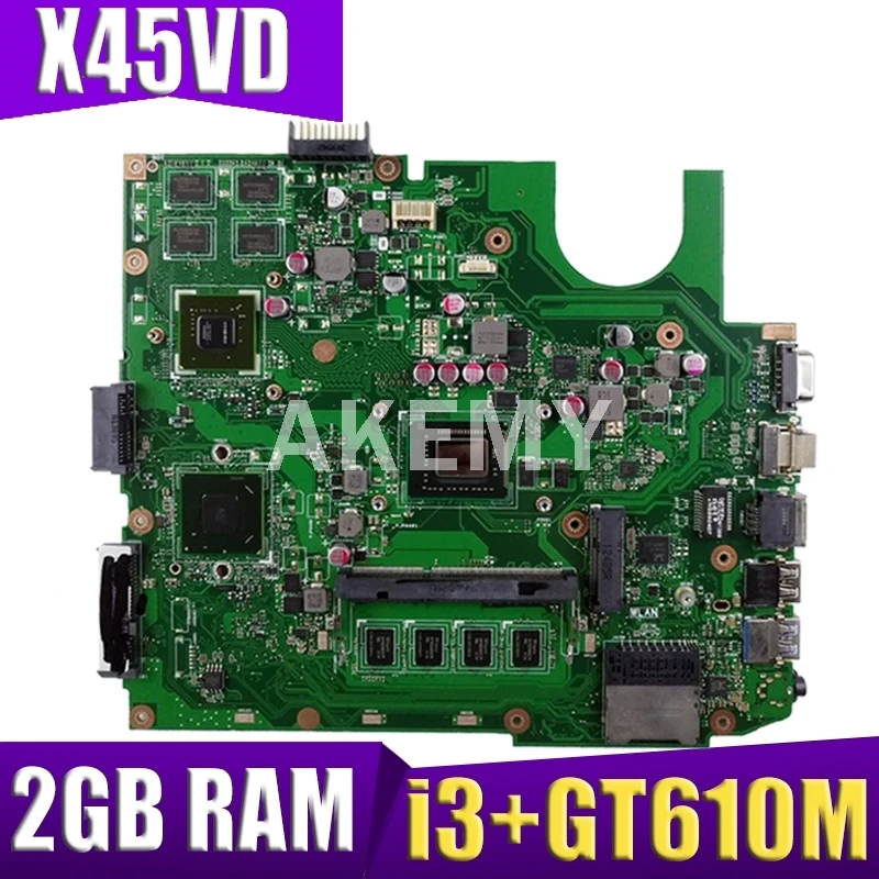 X45VD материнская плата для ноутбука ASUS X45V X45VD материнская плата для ноутбука 100% протестированная W/ GT610M GPU + 2 Гб RAM + i3 CPU
X45VD материнская плата для ноутбука ASUS X45V X45VD материнская плата для ноутбука 100% протестированная W/ GT610M GPU + 2 Гб RAM + i3 CPU