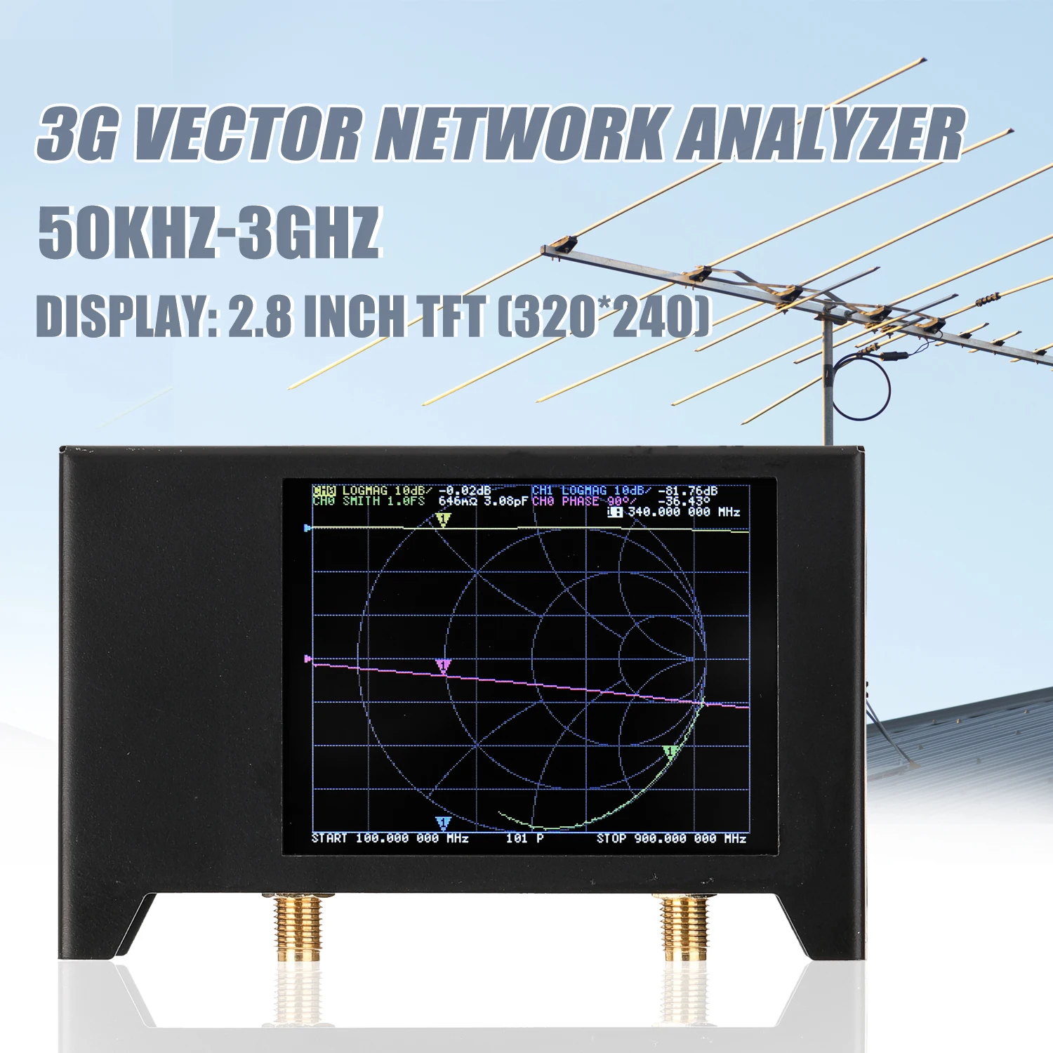 2,8 дюймов Экран S-A-A-2 NanoVNA V2 анализатор антенны HF VHF UHF Shortwave3G вектор сетевой анализатор с железными Корпус
2,8 дюймов Экран S-A-A-2 NanoVNA V2 анализатор антенны HF VHF UHF Shortwave3G вектор сетевой анализатор с железными Корпус
