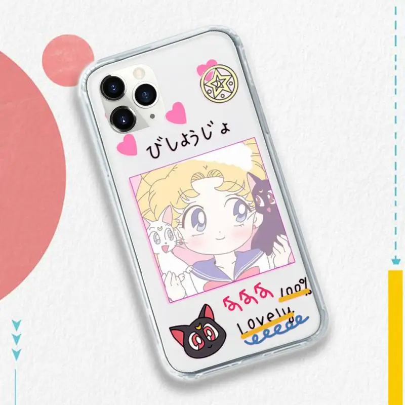 Japan Anime Sailor Moon Princess Phone Case Transparent soft For iphone 5 5s 5c se 6 6s 7 8 11 12 plus mini x xs xr pro max
Japan Anime Sailor Moon Princess Phone Case Transparent soft For iphone 5 5s 5c se 6 6s 7 8 11 12 plus mini x xs xr pro max