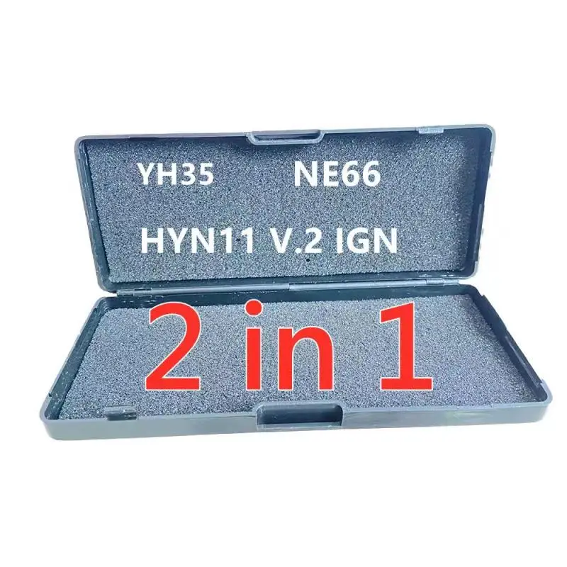 LiShi 2 in 1 Tool Locksmith Tools YH35 NE66 HYN 11 V2.0 ign/dr original lishi tools
LiShi 2 in 1 Tool Locksmith Tools YH35 NE66 HYN 11 V2.0 ign/dr original lishi tools