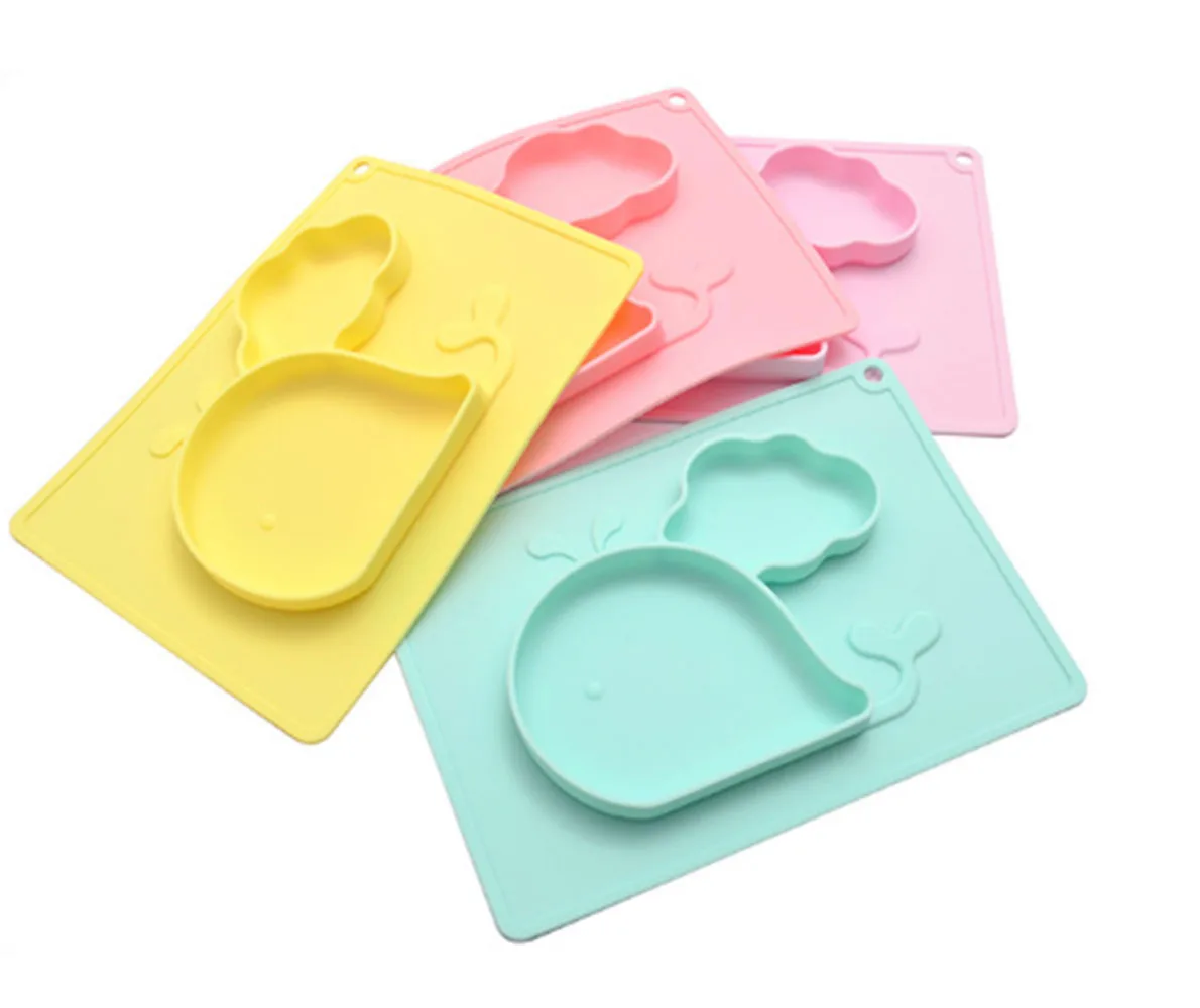 Whale Cartoon Pattern Silicone Dinner Plate Integrated Separating Child Feeding Plate
Whale Cartoon Pattern Silicone Dinner Plate Integrated Separating Child Feeding Plate