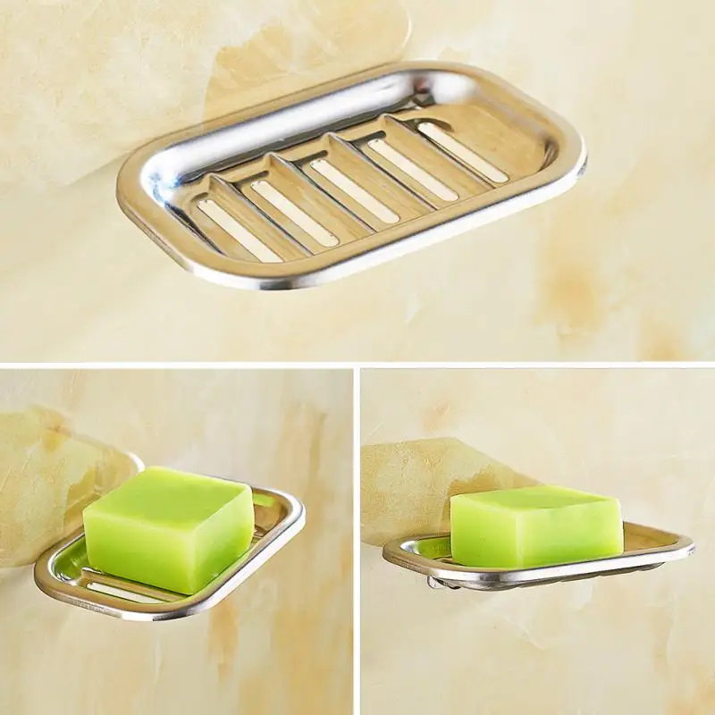 Punching Type Stainless Steel Soap Dishes Wall-Mounted Bathroom Soap Holder Shower Soap Dish Tray Kitchen Accessories Wall
Punching Type Stainless Steel Soap Dishes Wall-Mounted Bathroom Soap Holder Shower Soap Dish Tray Kitchen Accessories Wall