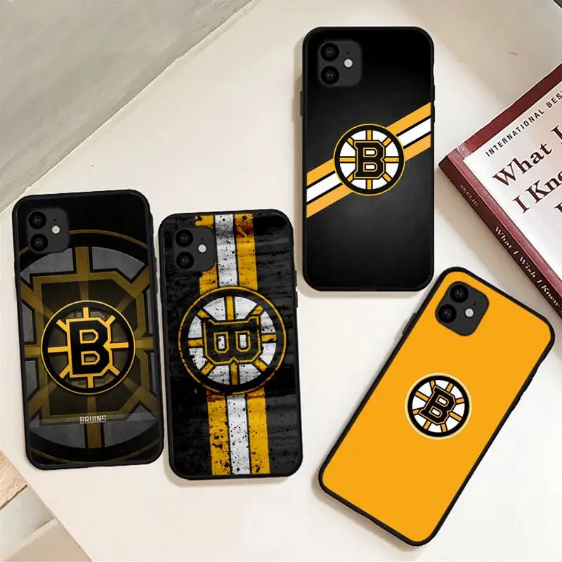 Boston Hockey Team Bruins Phone Case For IPhone 11 12 13 Mini Pro XS Max 6 7 8 Plus 6S X XR Black Cover Shell
Boston Hockey Team Bruins Phone Case For IPhone 11 12 13 Mini Pro XS Max 6 7 8 Plus 6S X XR Black Cover Shell
