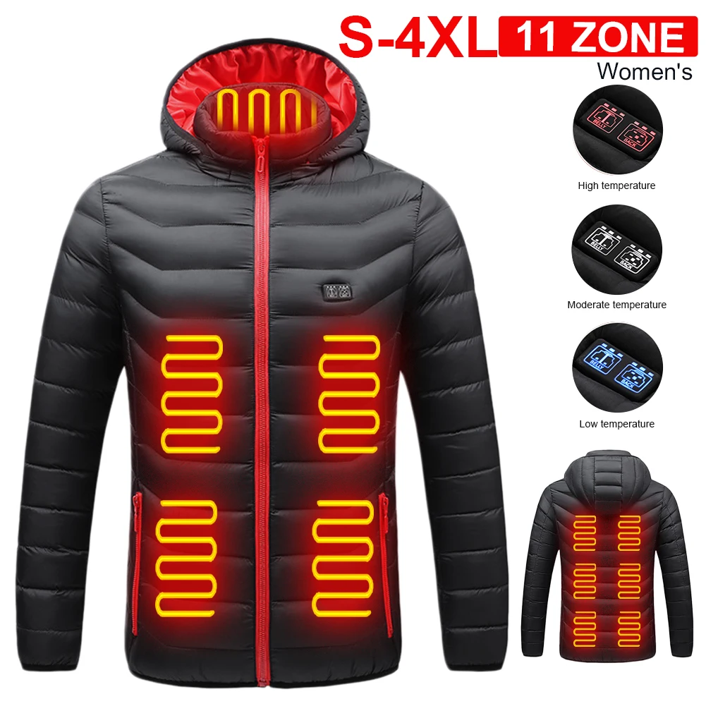 New 11 Heated Vest Jacket Fashion Women Coat Clothes Intelligent Electric Heating Thermal Warm Clothes Winter Heated Hunt
New 11 Heated Vest Jacket Fashion Women Coat Clothes Intelligent Electric Heating Thermal Warm Clothes Winter Heated Hunt