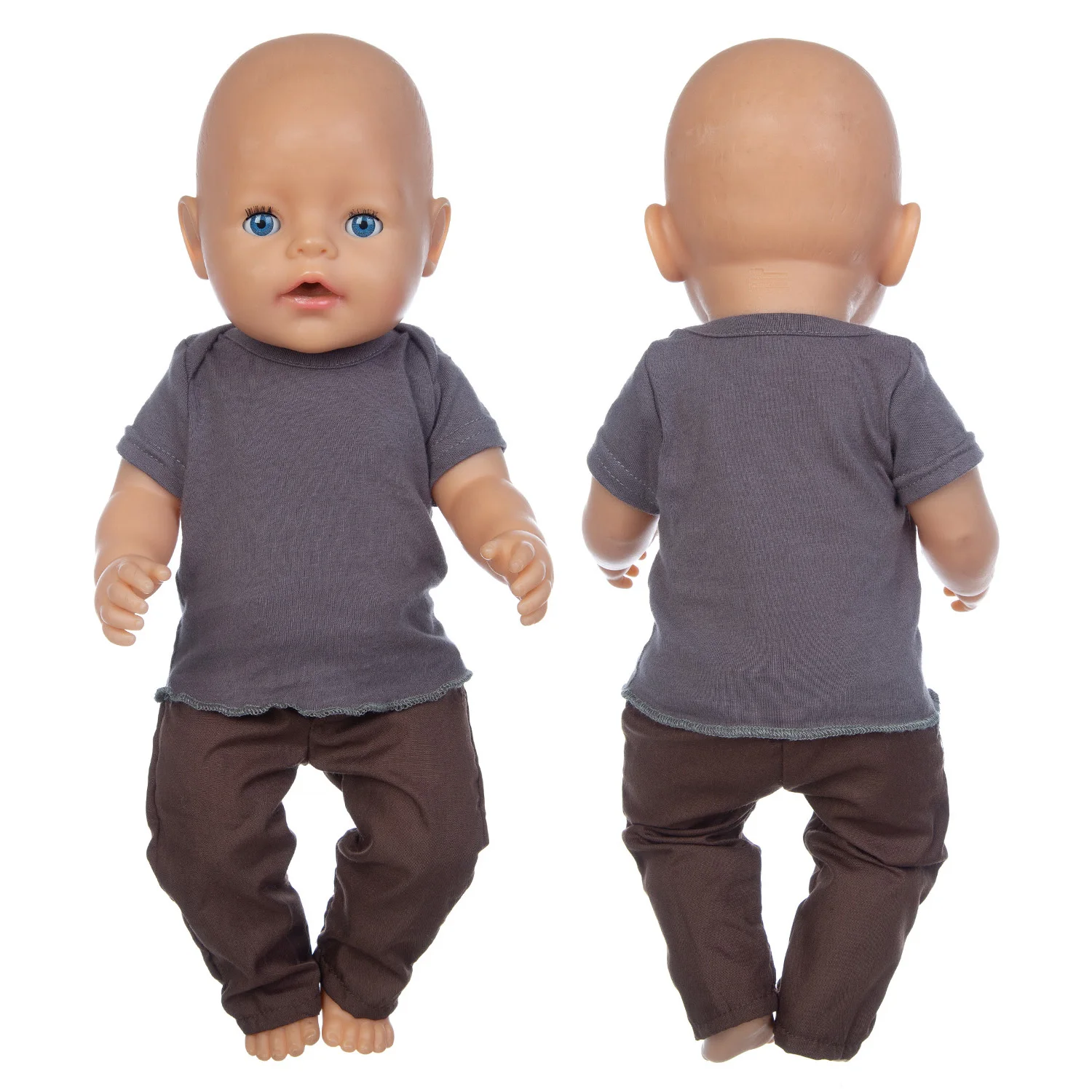 New Suit Doll Clothes Fit For 43cm born baby Doll clothes reborn Doll Accessories
New Suit Doll Clothes Fit For 43cm born baby Doll clothes reborn Doll Accessories
