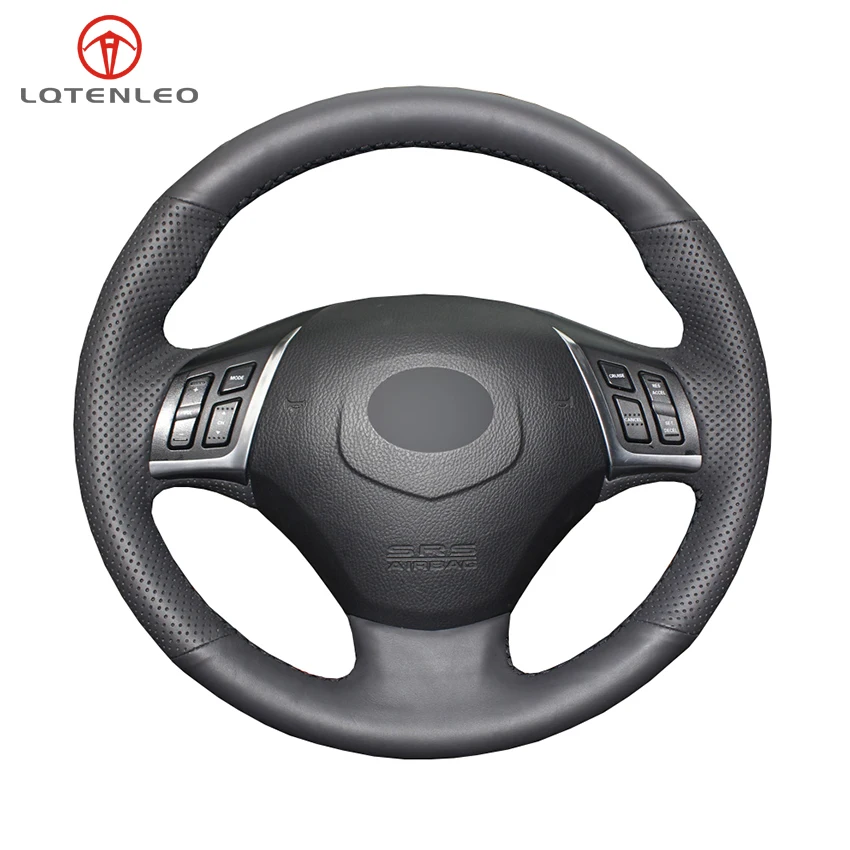 LQTENLEO Black Genuine Leather DIY Hand-stitched Car Steering Wheel Cover For Great Wall C50 2012 2013
LQTENLEO Black Genuine Leather DIY Hand-stitched Car Steering Wheel Cover For Great Wall C50 2012 2013