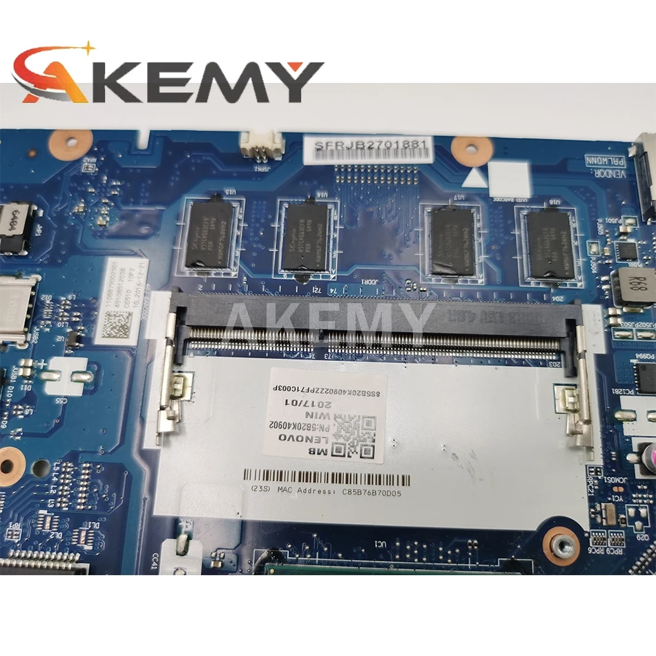 5B20K25400 For Lenovo 100-15IBD 100-15IBY B50-50 100-14IBD 100-14IBY CG410 CG510 NM-A681 Motherboard i5-5200U GT920M/1GB+2G RAM
5B20K25400 For Lenovo 100-15IBD 100-15IBY B50-50 100-14IBD 100-14IBY CG410 CG510 NM-A681 Motherboard i5-5200U GT920M/1GB+2G RAM