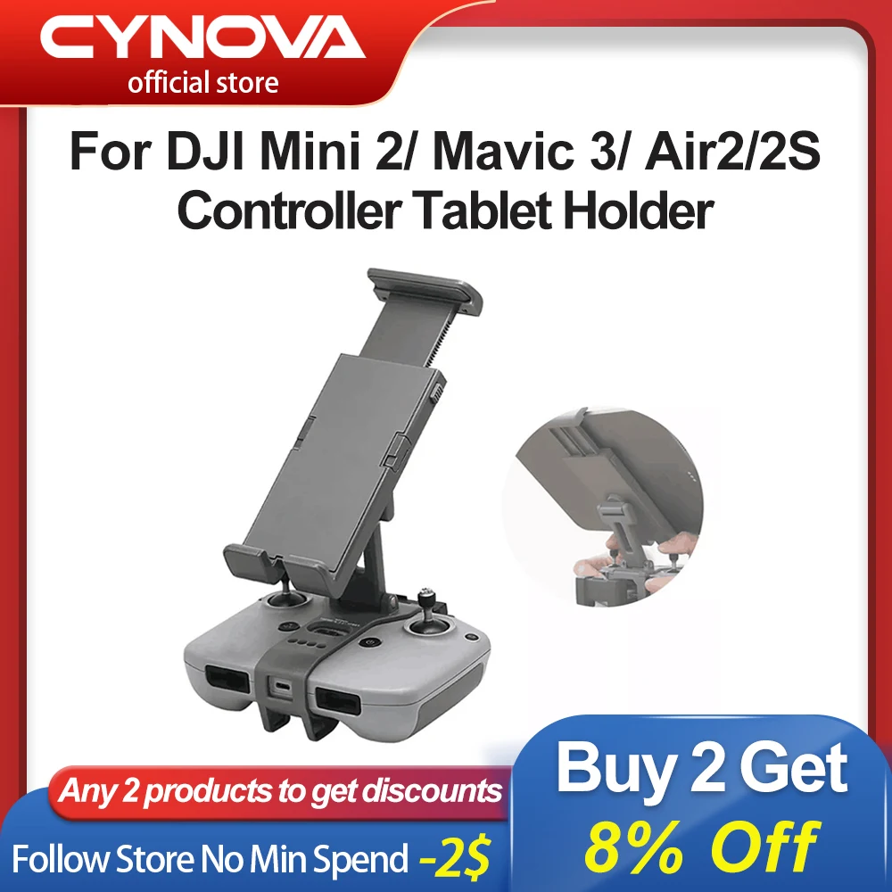 Пульт дистанционного управления CYNOVA DJI Mavic Mini 2, обновленный Mavic Air 2/2S, удобный для мобильных телефонов и планшетов
Пульт дистанционного управления CYNOVA DJI Mavic Mini 2, обновленный Mavic Air 2/2S, удобный для мобильных телефонов и планшетов