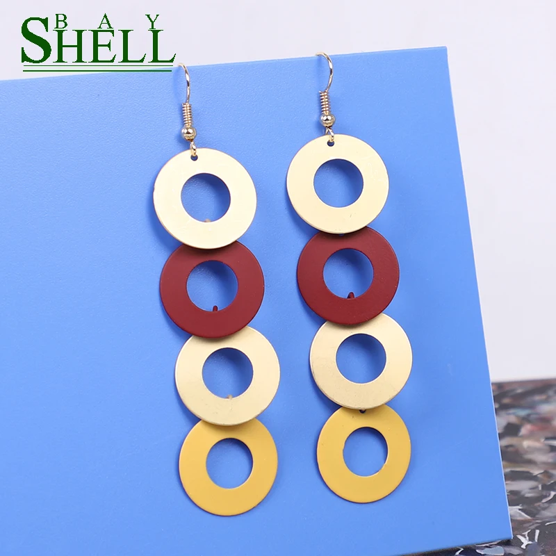 Shell Bay Fashion Multi Round Drop Earrings Jewelry Boho Black long Earrings For Women Punk Pendientes Earrings Cute Girls CC
Shell Bay Fashion Multi Round Drop Earrings Jewelry Boho Black long Earrings For Women Punk Pendientes Earrings Cute Girls CC