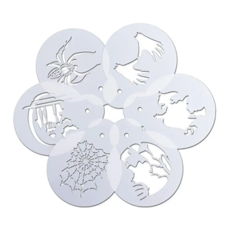 6Pcs Coffee Stencils Fancy Coffee Printing Model Foam Spray Cake Stencils Coffee Drawing Cappuccino Mold Powdered Sieve Tools
6Pcs Coffee Stencils Fancy Coffee Printing Model Foam Spray Cake Stencils Coffee Drawing Cappuccino Mold Powdered Sieve Tools