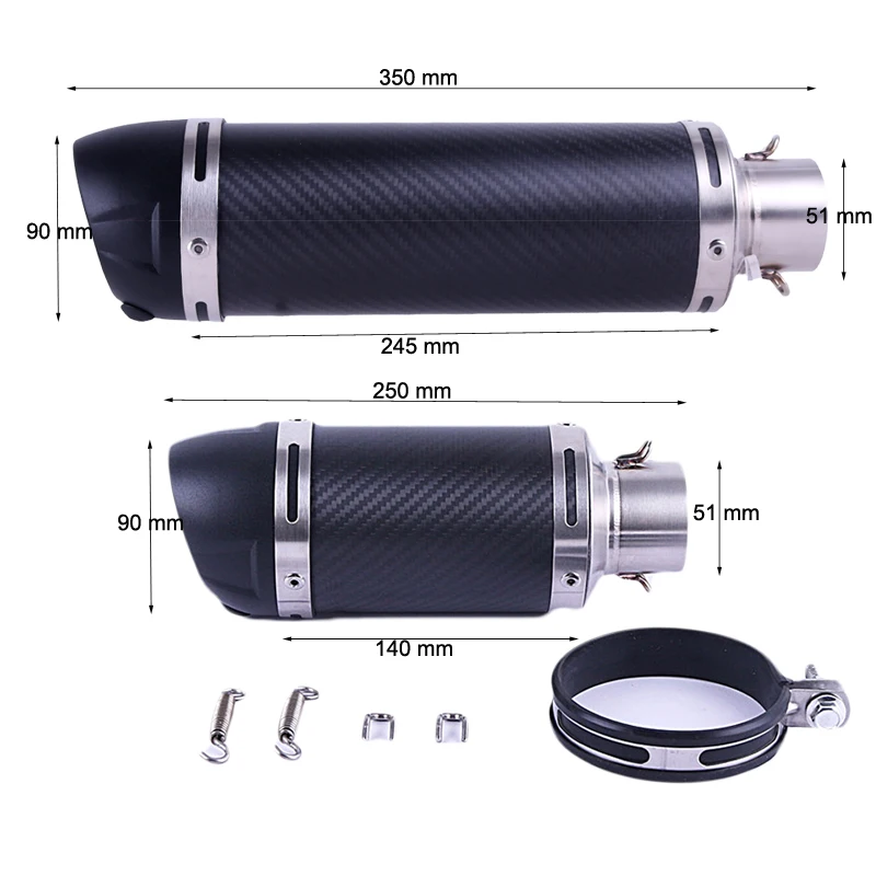 Motorcycle Full System Exhaust Slip On For Yamaha MT03 MT-03 YZF R3 R25 YZF-R3 YZF-R25 2014 to 2017 Add power 12%
Motorcycle Full System Exhaust Slip On For Yamaha MT03 MT-03 YZF R3 R25 YZF-R3 YZF-R25 2014 to 2017 Add power 12%
