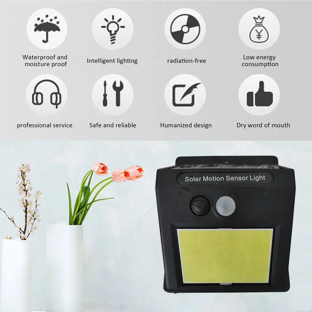 Waterproof 48 LED Solar Power PIR Motion Sensor Garden Wall Light Outdoor Home Light
Waterproof 48 LED Solar Power PIR Motion Sensor Garden Wall Light Outdoor Home Light