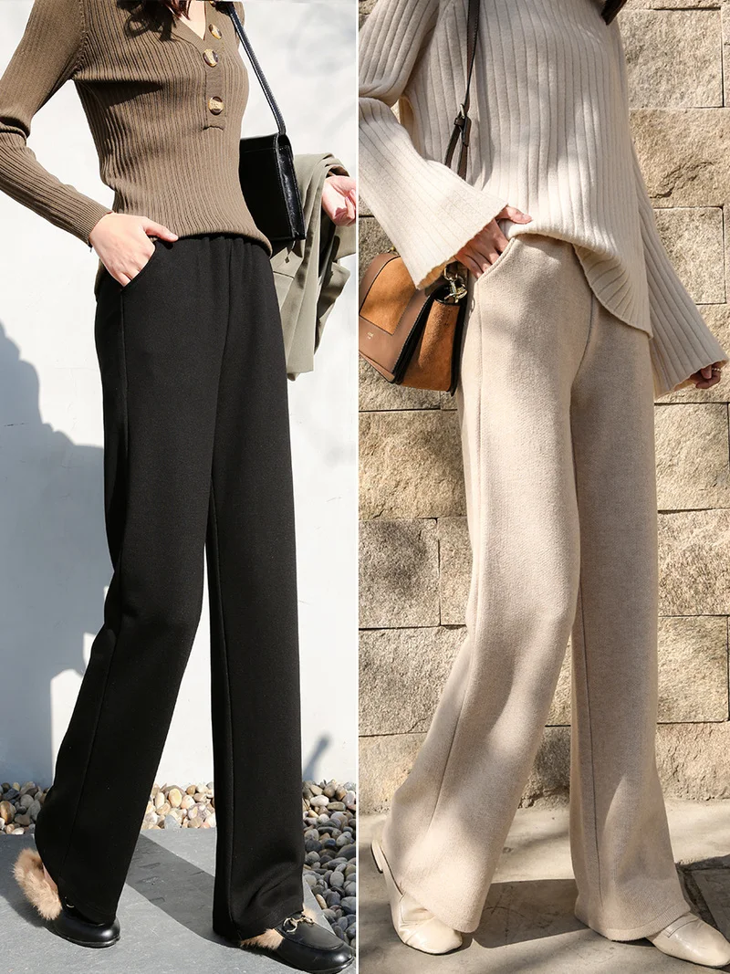2021Knitting Wide-legged Pants Since Thickening Leisure Straight Waist Drape New Winter Cloth Mop Pants Cotton Trousers
2021Knitting Wide-legged Pants Since Thickening Leisure Straight Waist Drape New Winter Cloth Mop Pants Cotton Trousers