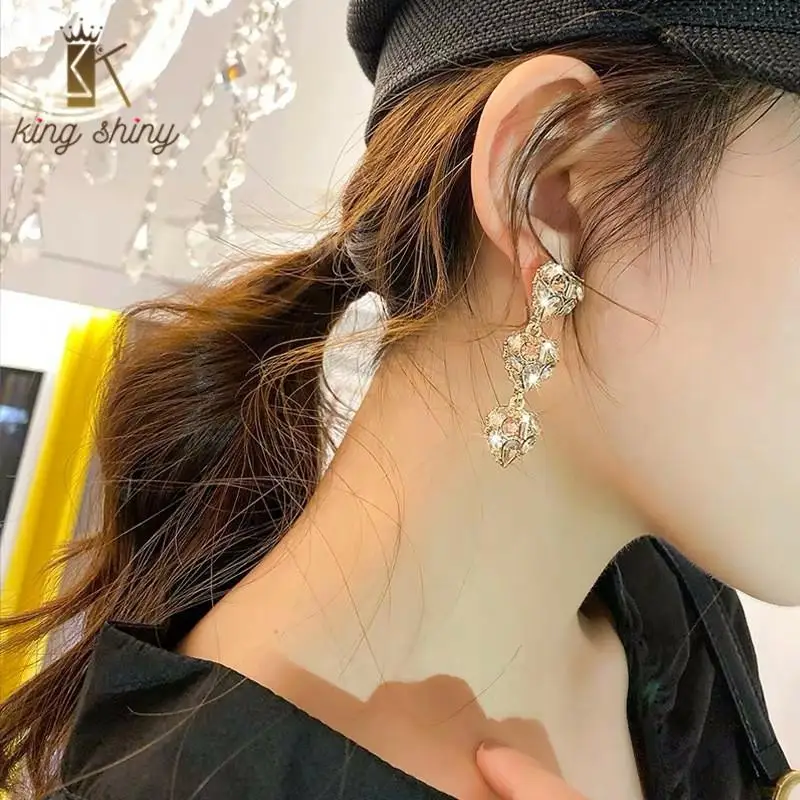 Za Brand Champagne Crystal Statement Dangle Earring for Lady Luxury Irregular Heart Drop Earring Woman Party Ear Jewelry Brincos
Za Brand Champagne Crystal Statement Dangle Earring for Lady Luxury Irregular Heart Drop Earring Woman Party Ear Jewelry Brincos