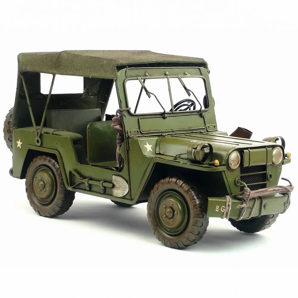 Ретро оловянный автомобиль модель 1940 ручная работа античный Железный подарок