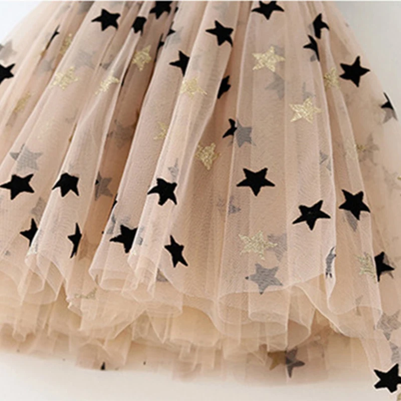 Little Girls Dress Birthday Party Causal Mesh Gown Star Printed Ceremony Wedding Evening Halter Vestidos For3-8 Years Children
Little Girls Dress Birthday Party Causal Mesh Gown Star Printed Ceremony Wedding Evening Halter Vestidos For3-8 Years Children
