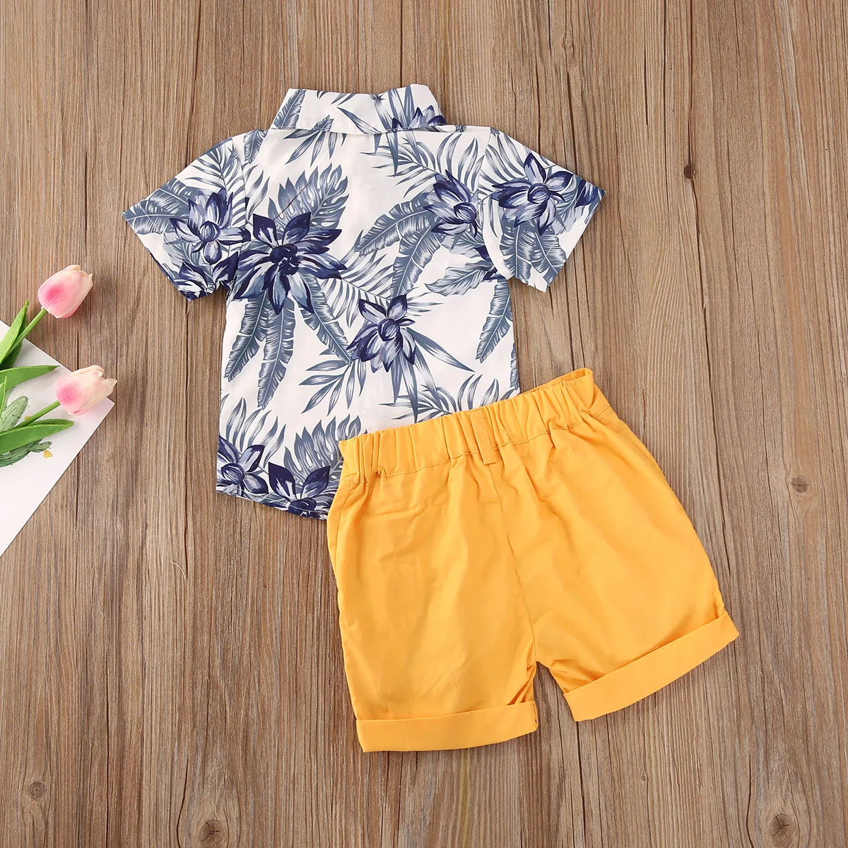 Summer Toddler Baby Boys Clothes Sets Floral Short Sleeve Shirts Tops+Solid Shorts 2pcs Outfits 2020
Summer Toddler Baby Boys Clothes Sets Floral Short Sleeve Shirts Tops+Solid Shorts 2pcs Outfits 2020