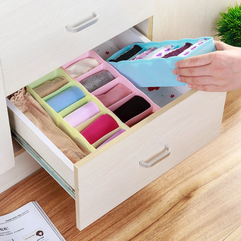 Socks, panties and tie compartment storage box storage box plastic drawer home desktop
Socks, panties and tie compartment storage box storage box plastic drawer home desktop