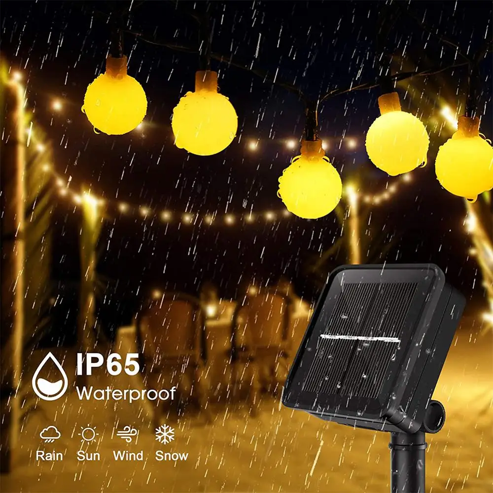Festival Decor LED Light Bulbs String Outdoor Waterproof Solar Lamp Fairy Lights Garden for Christmas Navidad Wedding Decoration
Festival Decor LED Light Bulbs String Outdoor Waterproof Solar Lamp Fairy Lights Garden for Christmas Navidad Wedding Decoration