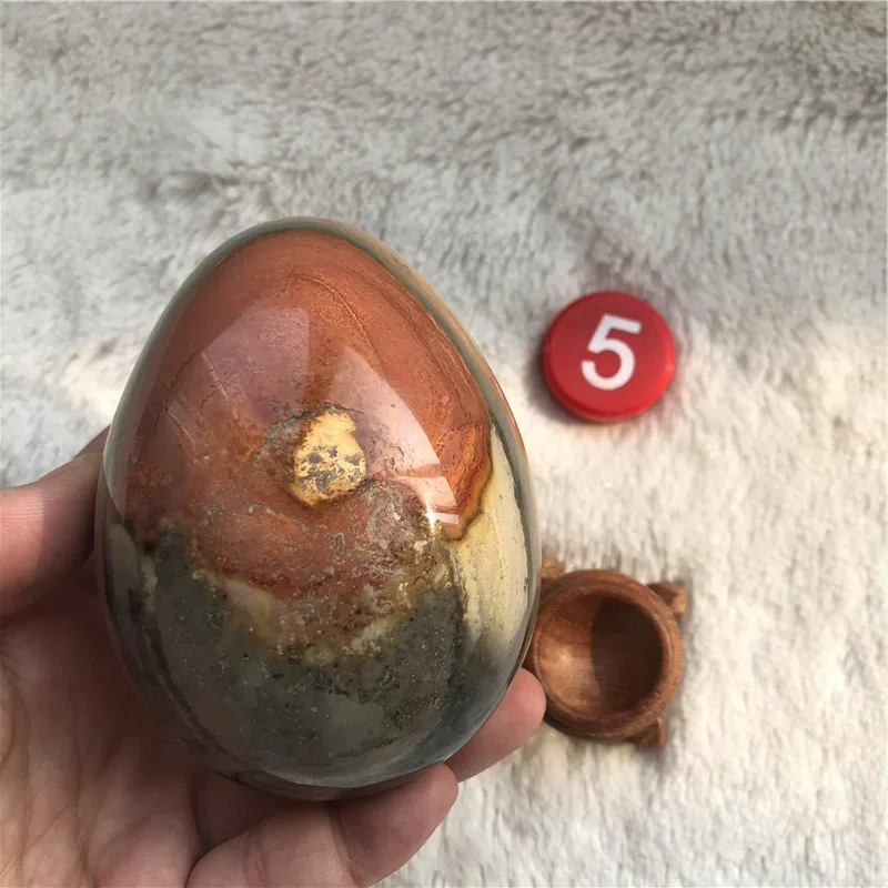 Натуральный камень морская ладонь Исцеляющие кристаллы яйцо Декоративные