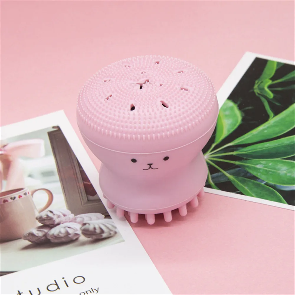 Lovely Octopus Silicone Face Cleansing Brushes Pore Acne Exfoliante Skin Care Wash Brush Beauty Limpiador Facial Silica Gel Tool
Lovely Octopus Silicone Face Cleansing Brushes Pore Acne Exfoliante Skin Care Wash Brush Beauty Limpiador Facial Silica Gel Tool