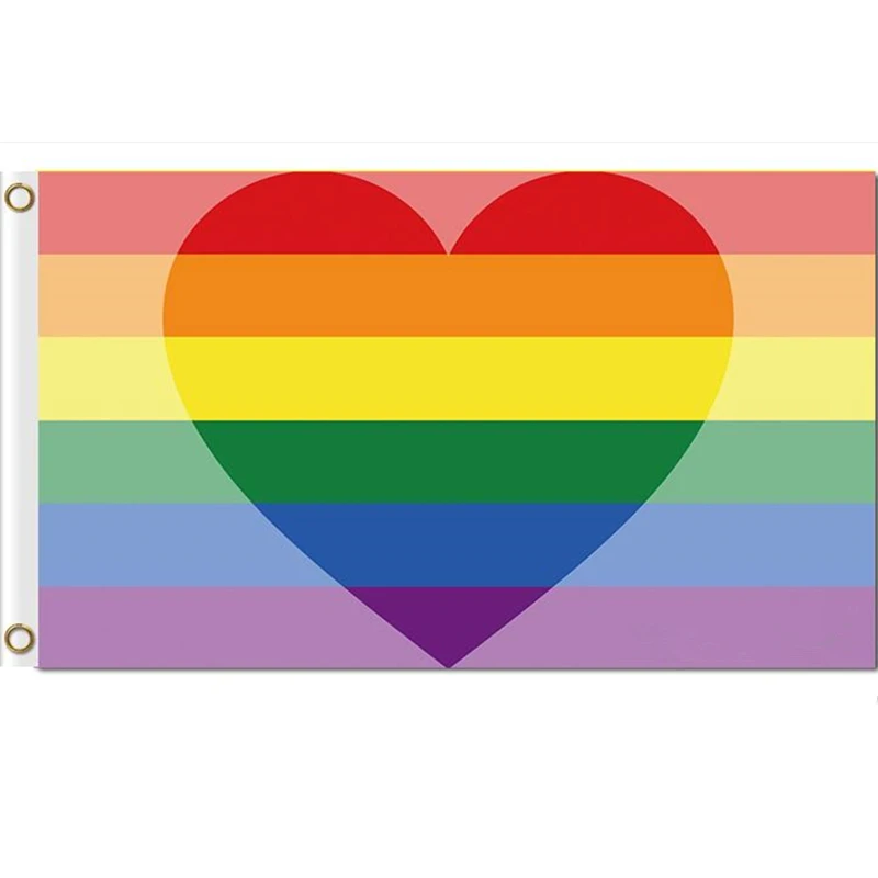 Female Gay love Rainbow flags customized flags 100D polyester custom decoration banners
Female Gay love Rainbow flags customized flags 100D polyester custom decoration banners
