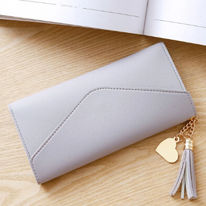 Long Wallet Women Purses Tassel Coin Purse Card Holder Wallets For Women 2021 Clutch Money Bag PU Leather Wallet
Long Wallet Women Purses Tassel Coin Purse Card Holder Wallets For Women 2021 Clutch Money Bag PU Leather Wallet