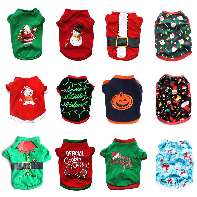 Christmas Dog Clothes New Year Pets Dogs Clothing For Small Medium Dogs Costume Chihuahua Pet Shirt Vest Dog Clothing Yorkshire
Christmas Dog Clothes New Year Pets Dogs Clothing For Small Medium Dogs Costume Chihuahua Pet Shirt Vest Dog Clothing Yorkshire