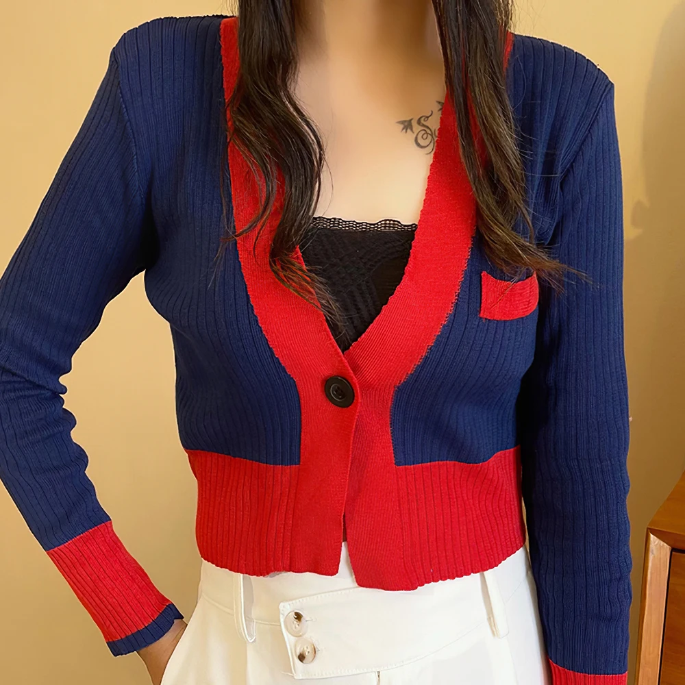 Harteen Knitted Cardigan Sweater Korean Fashion Vintage Long Sleeve Women Clothing Spring Autumn New Patchwork Colors Femme Top
Harteen Knitted Cardigan Sweater Korean Fashion Vintage Long Sleeve Women Clothing Spring Autumn New Patchwork Colors Femme Top