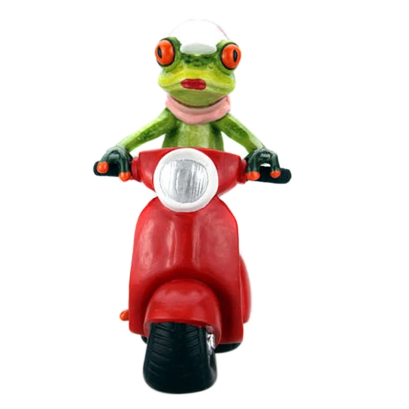 3D Creative Frog Statue Riding Motorcycle Animal Frog Sculpture Figurine Resin
3D Creative Frog Statue Riding Motorcycle Animal Frog Sculpture Figurine Resin