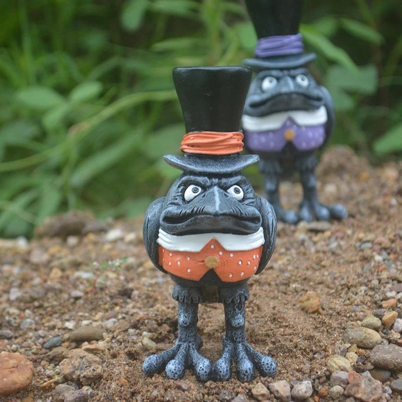 Newly Halloween Crow Statue Hand Painted Resin Crafts Desktop Ornament for Home Courtyard Garden Decoration
Newly Halloween Crow Statue Hand Painted Resin Crafts Desktop Ornament for Home Courtyard Garden Decoration