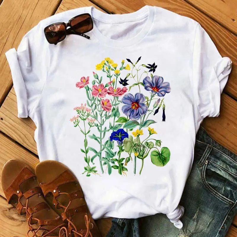 Harajuku Funny Female T Shirt Korean Short Sleeves Tops Streetwear T Shirts Maycaur Women Summer Cartoon Flower Printed Tshirts
Harajuku Funny Female T Shirt Korean Short Sleeves Tops Streetwear T Shirts Maycaur Women Summer Cartoon Flower Printed Tshirts