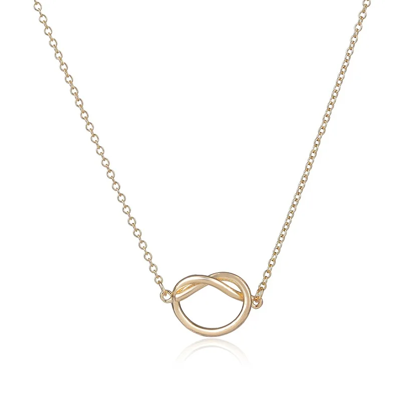 Stainless Steel Necklace Personality Ins Necklace Female Simple Knotted Necklace New Cross-Border Sales of Jewelry
Stainless Steel Necklace Personality Ins Necklace Female Simple Knotted Necklace New Cross-Border Sales of Jewelry