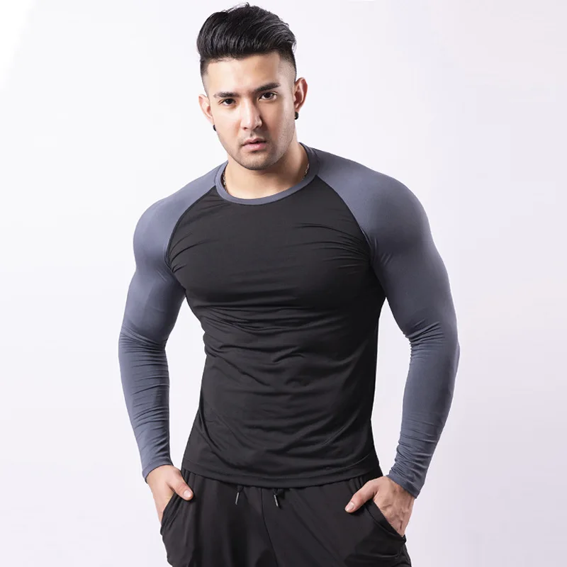 Men Sports T Shirts Gym Running Long Sleeve Running Quick-Dry Tights Shirts Fitness Compression Sportswear Top
Men Sports T Shirts Gym Running Long Sleeve Running Quick-Dry Tights Shirts Fitness Compression Sportswear Top