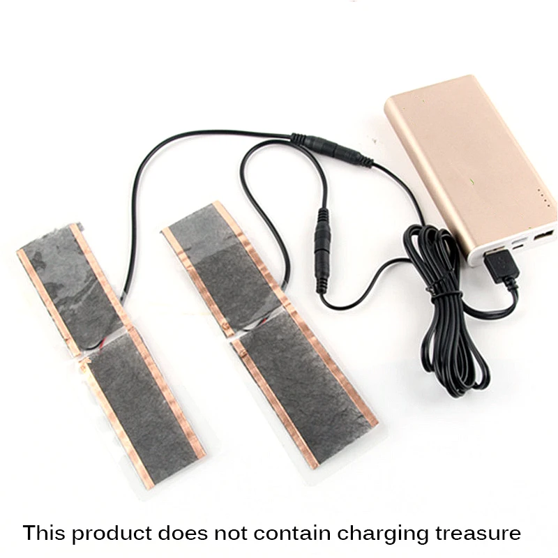 Зимние стельки с подогревом 1 пара теплые для зимы по USB|Комплект белья катания на