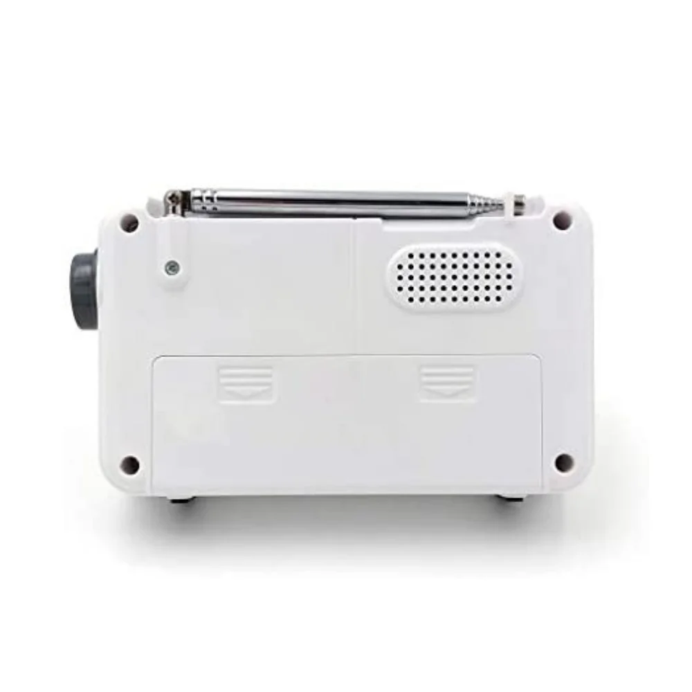 Radio NK-AB1904 FM/AM-portable desktop Radio, LCD display with light, antenna, 4 AA batteries, alarm clock, (reconditioned)
Radio NK-AB1904 FM/AM-portable desktop Radio, LCD display with light, antenna, 4 AA batteries, alarm clock, (reconditioned)