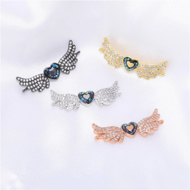 Love Wings DIY Jewelry Fitting Supplies Copper Bracelet Connector Fastener Clasp Accessories For Necklaces Making Christmas Gift
Love Wings DIY Jewelry Fitting Supplies Copper Bracelet Connector Fastener Clasp Accessories For Necklaces Making Christmas Gift