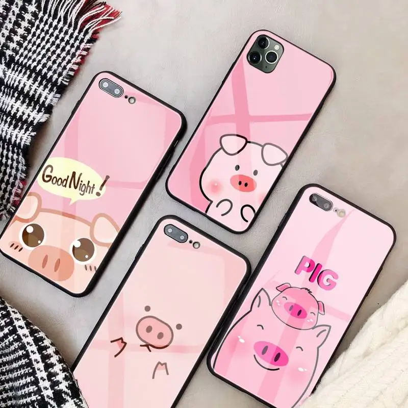 Lovely Pink Pig Phone Case Glass Fundas Coque For IPhone 12 11 Pro Max Cases XR XS 7 8 Plus Cover Carcasa
Lovely Pink Pig Phone Case Glass Fundas Coque For IPhone 12 11 Pro Max Cases XR XS 7 8 Plus Cover Carcasa