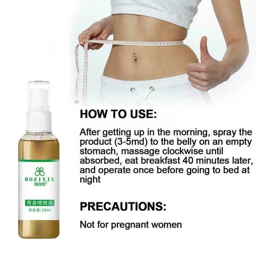 10ml Herbal Slimming Spray Belly Abdomen Lose Weight Burning Promote Cellulite Fat Waist Leg Anti Thin T0P4 
10ml Herbal Slimming Spray Belly Abdomen Lose Weight Burning Promote Cellulite Fat Waist Leg Anti Thin T0P4