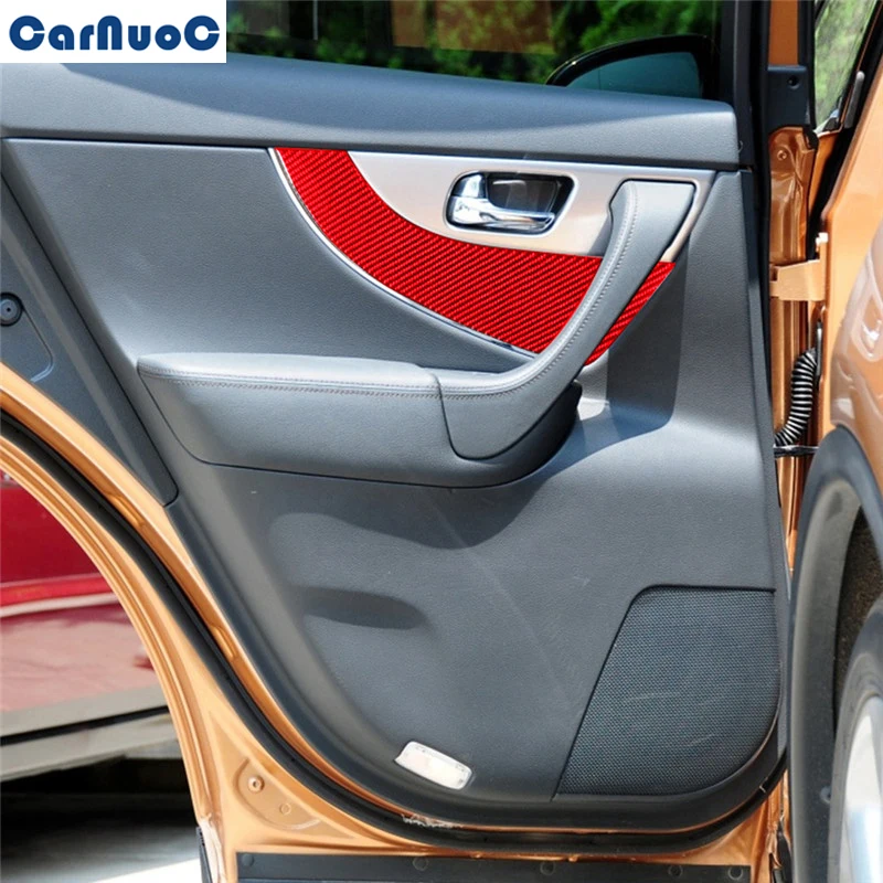 For Infiniti FX 2009-2013 QX70 2014-2017 Car Door Panel Trim Cover Red Carbon Fiber Sticker Styling Accessories
For Infiniti FX 2009-2013 QX70 2014-2017 Car Door Panel Trim Cover Red Carbon Fiber Sticker Styling Accessories