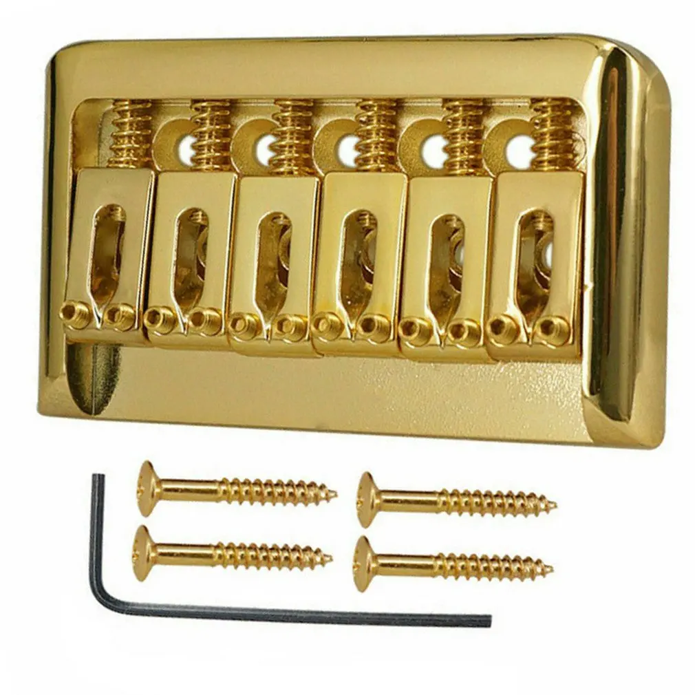 Non-Tremolo Electric Guitar Hard Tail 6 String Bridge Saddle For ST And TL Hardtail String Through Body Design W/ Hex Key Screws
Non-Tremolo Electric Guitar Hard Tail 6 String Bridge Saddle For ST And TL Hardtail String Through Body Design W/ Hex Key Screws
