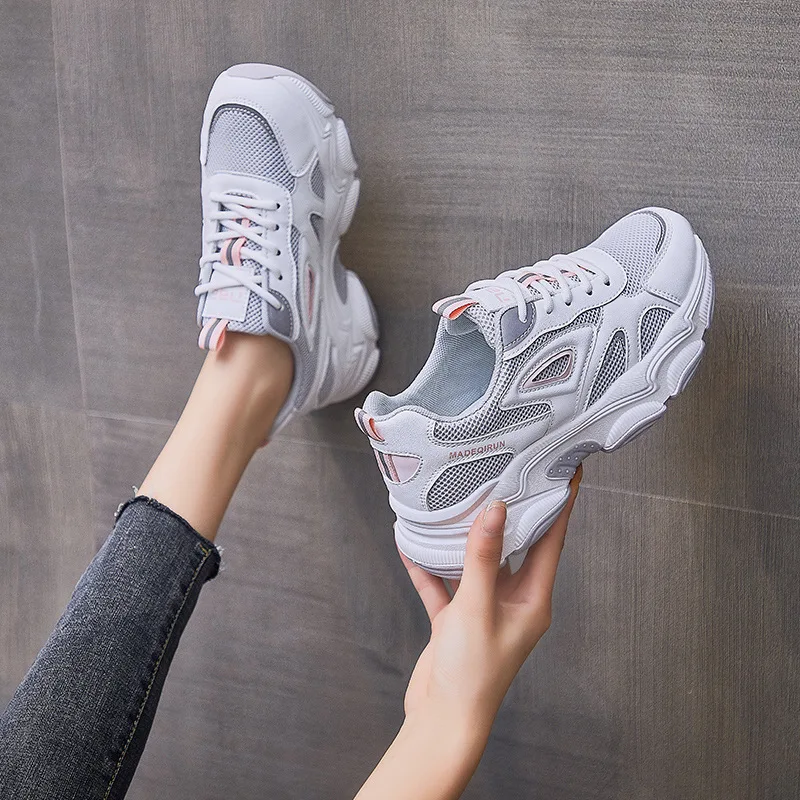 Shoes for Women 2021 Autumn Platform Non Slip Wedge Sport Shoes Women White Sneakers Ladies Breathable Running Shose Zapatillas
Shoes for Women 2021 Autumn Platform Non Slip Wedge Sport Shoes Women White Sneakers Ladies Breathable Running Shose Zapatillas